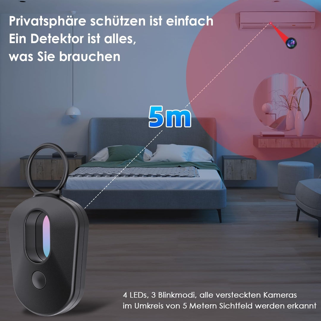 📡 Koilboane detektor skritih kamer – Anti-Spy IR skener