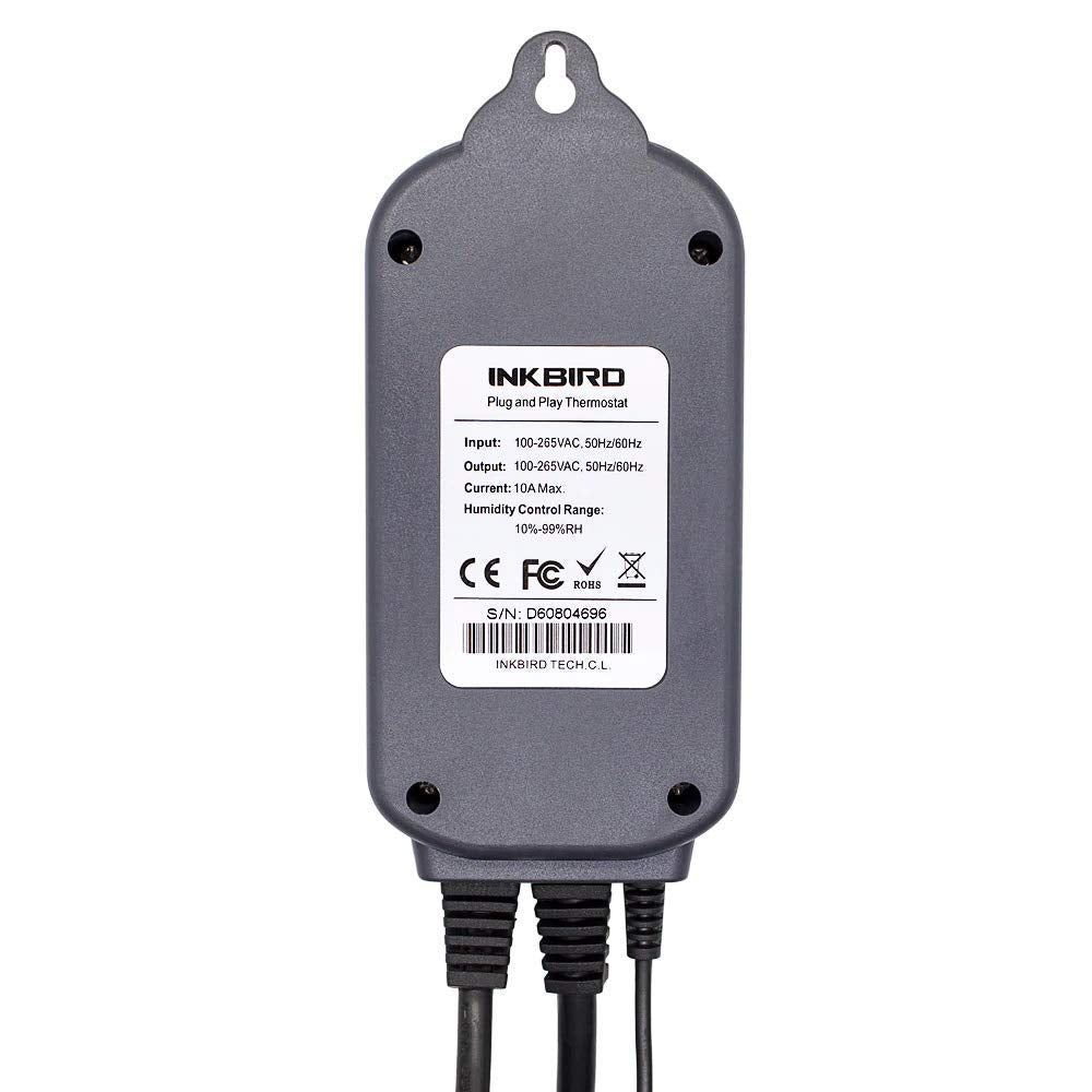 💧 Inkbird IHC-200 digitalni higrostat – regulator vlage z dvojnim relejem