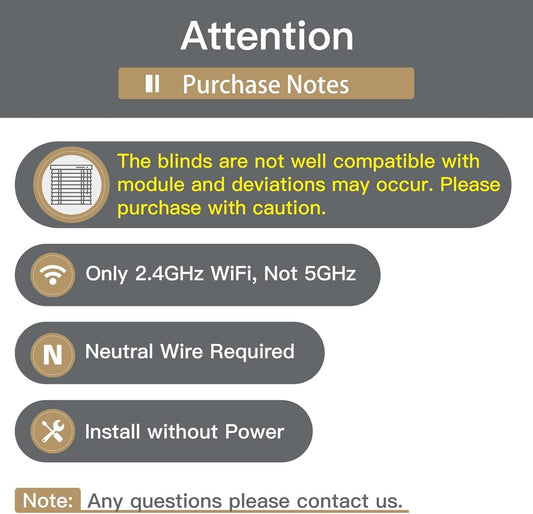 MOES MS-108ZR pametni WiFi/Zigbee modul za rolete – 4-paket (Alexa & Google Home)