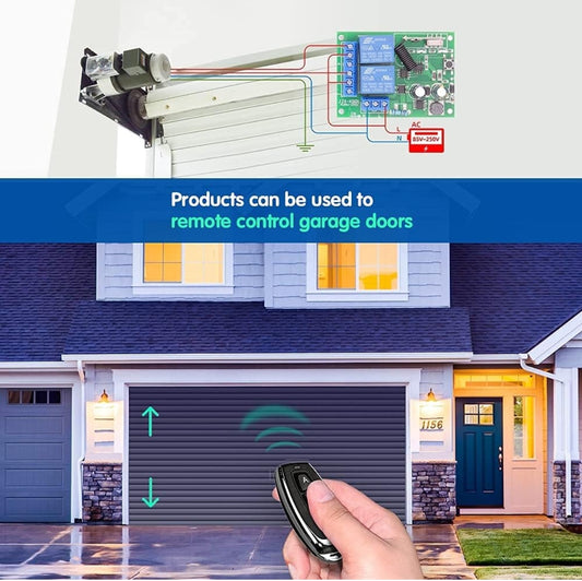 Univerzalni daljinec s sprejemnikom DieseRC 433 MHz - 2 kanala - naklikaj.si