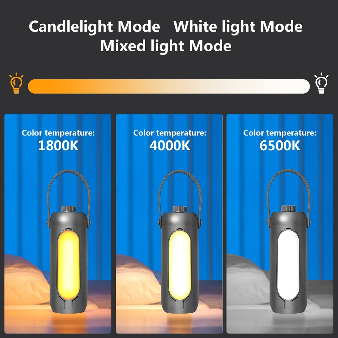 🏕 Prenosna LED kamp svetilka z 10.000mAh baterijo