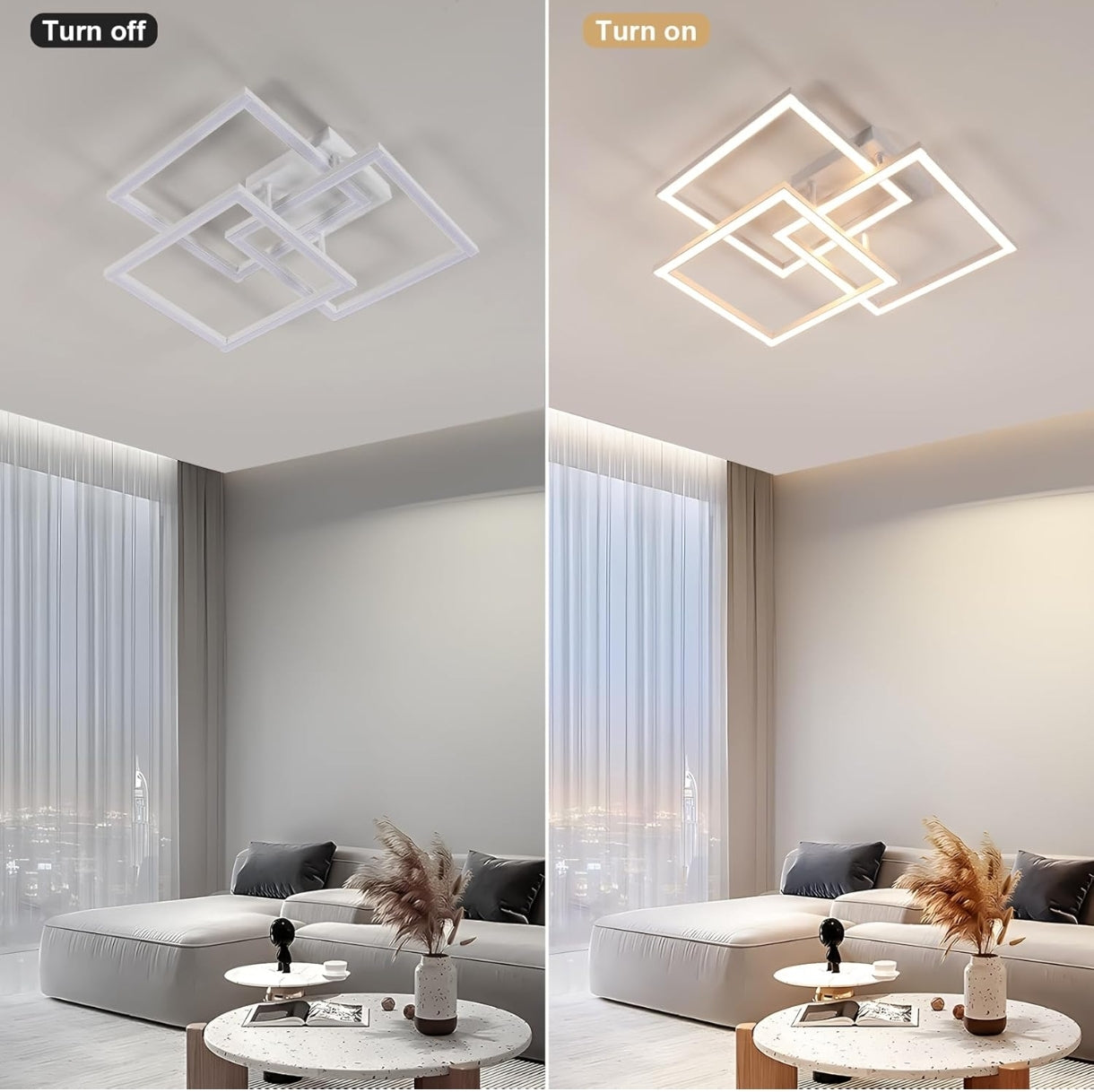 💡LED stropna svetilka z daljincem 40W, 4500lm