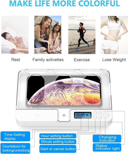 📱 Pametni sef za telefone iDiskk z možnostjo polnjenja - naklikaj.si