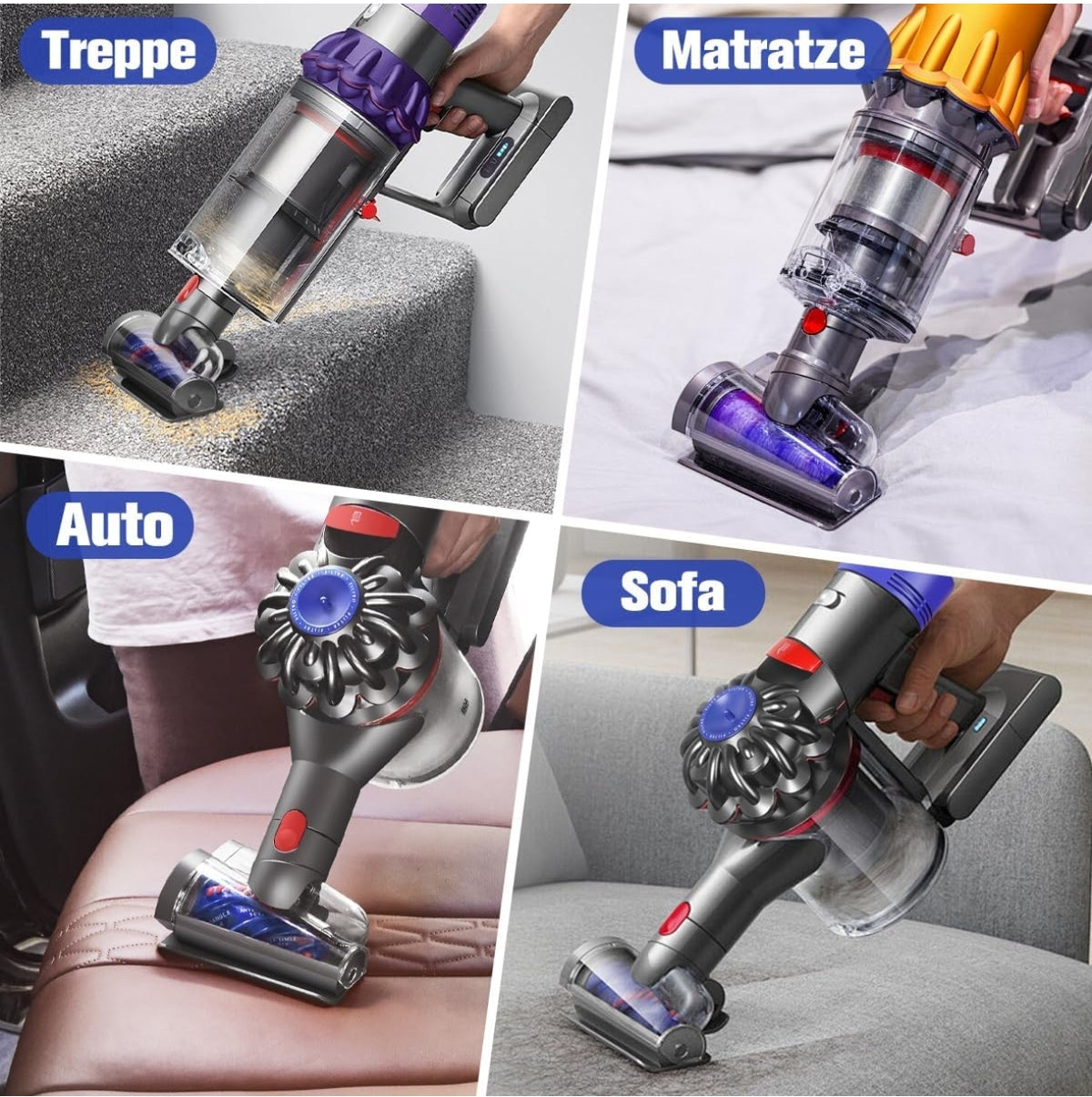 MoPei mini električna krtača za sesalnike Dyson V15 V11 V10 V8 V7