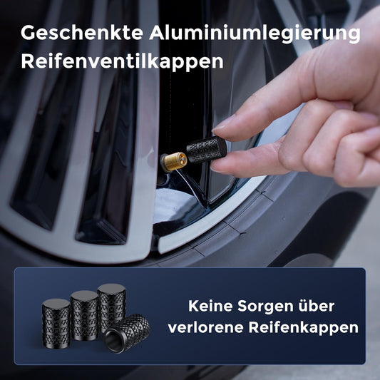 Vrhunski SYNCWIRE prenosni električni kompresor za pnevmatike – 10.35 BAR - 1 leto garancije