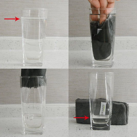 🧽 Kvalitetne mikrofiber krpe – komplet 20 kosov 30×30 cm (siva)