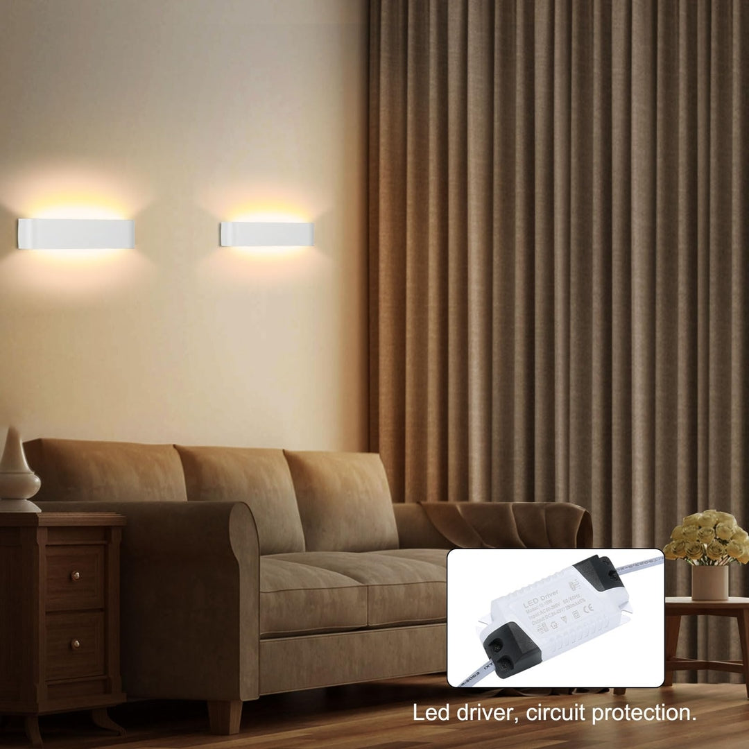 💡 Lightsjoy 2×18W stenska LED svetilka 40 cm – moderna notranja osvetlitev gor in dol