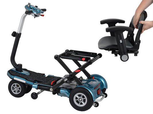 Štirikolesni električni skuter Brio S19 F3 - KOT NOV - VOŽEN MAX 1 URO - POSREDNIŠKA PRODAJA - naklikaj.si