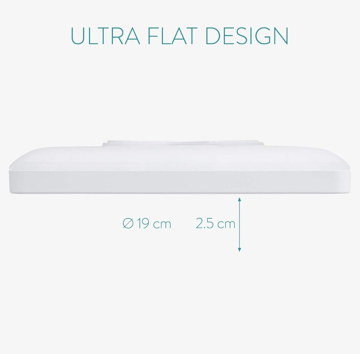 💡 LED stropna svetilka Ultra Flat 12W, 4000K – izjemno tanka