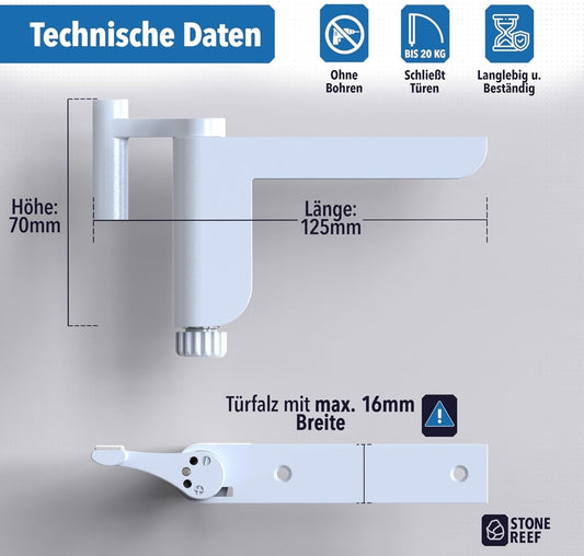 Samozapiralni mehanizem za vrata STONE REEF