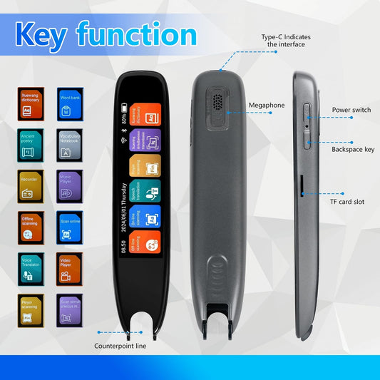 Pametni prevajalnik – digitalni prevajalnik z glasovno podporo (142 jezikov) ter kamero