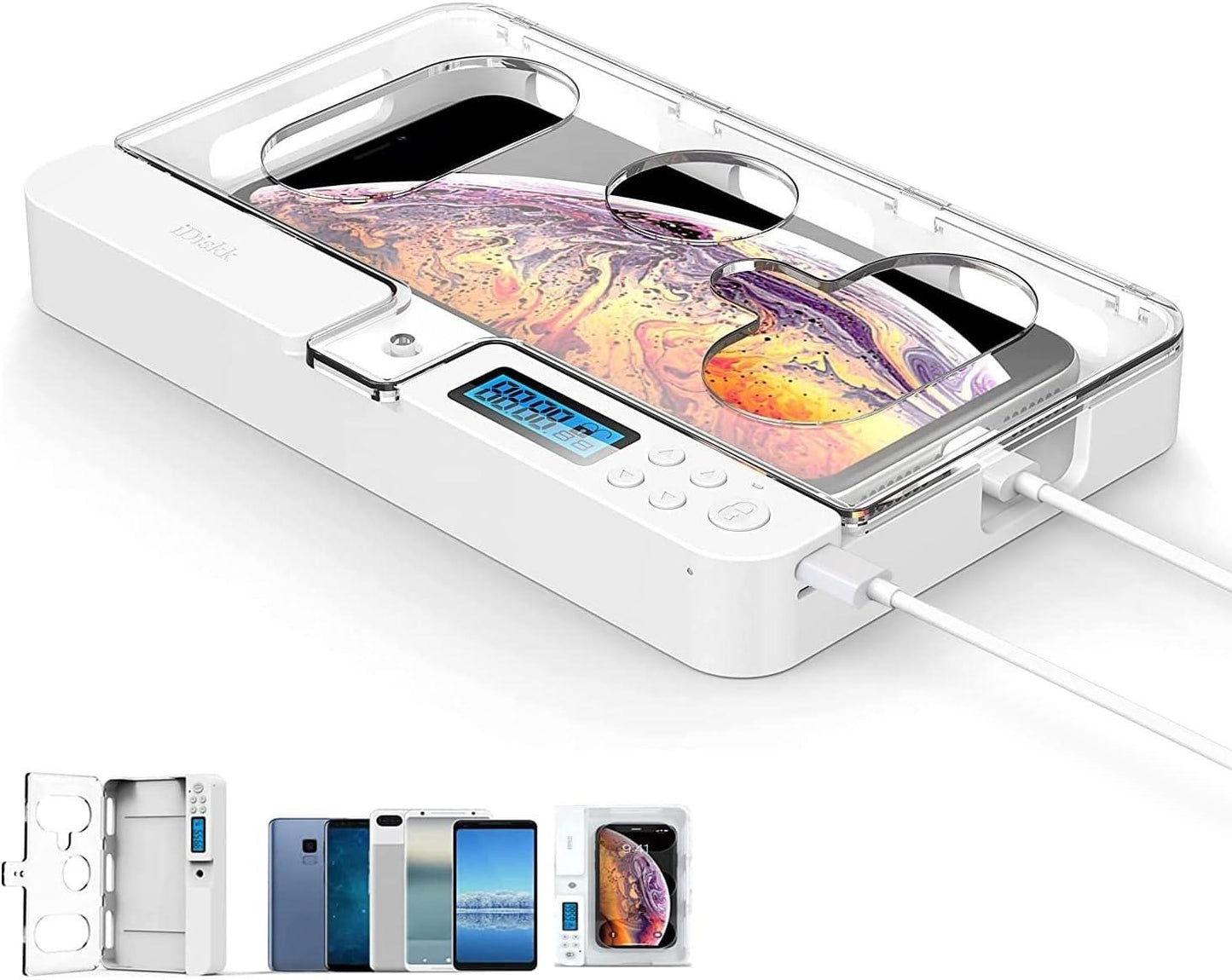 📱 Pametni sef za telefone iDiskk z možnostjo polnjenja