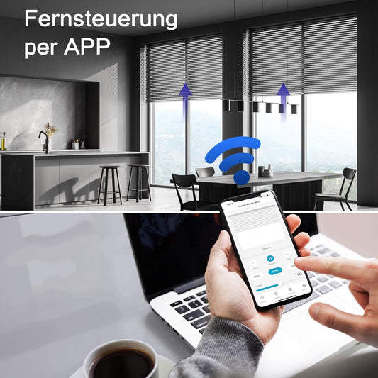 WiFi pametno stikalo za rolete in žaluzije v odstotkih z LCD zaslonom - različno pakiranje