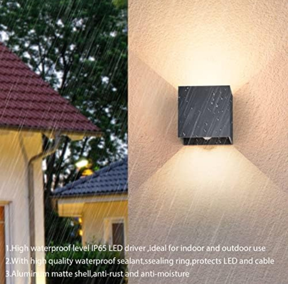 💡KLIGHTEN zunanja LED stenska svetilka 12W s senzorjem gibanja – antracit, nastavljiv kot snopa, IP65, 4000K, aluminij