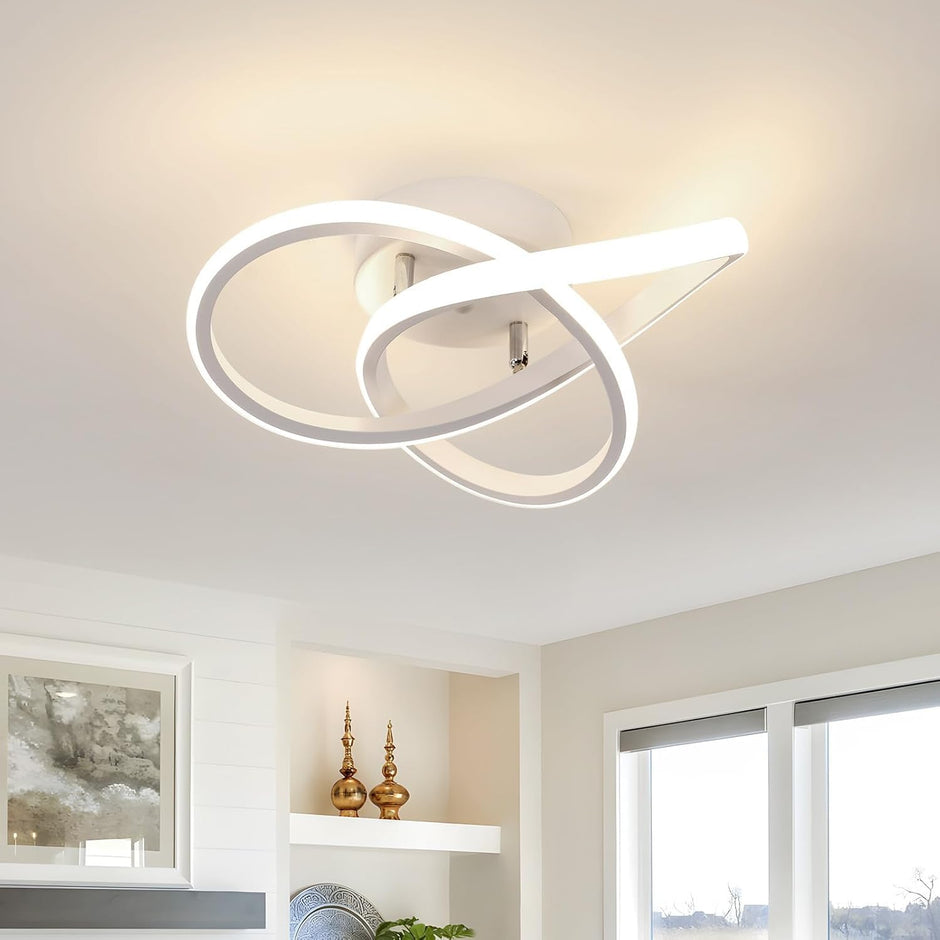 💡Moderna LED stropna svetilka, 30W, 3300lm, 4500K, bela