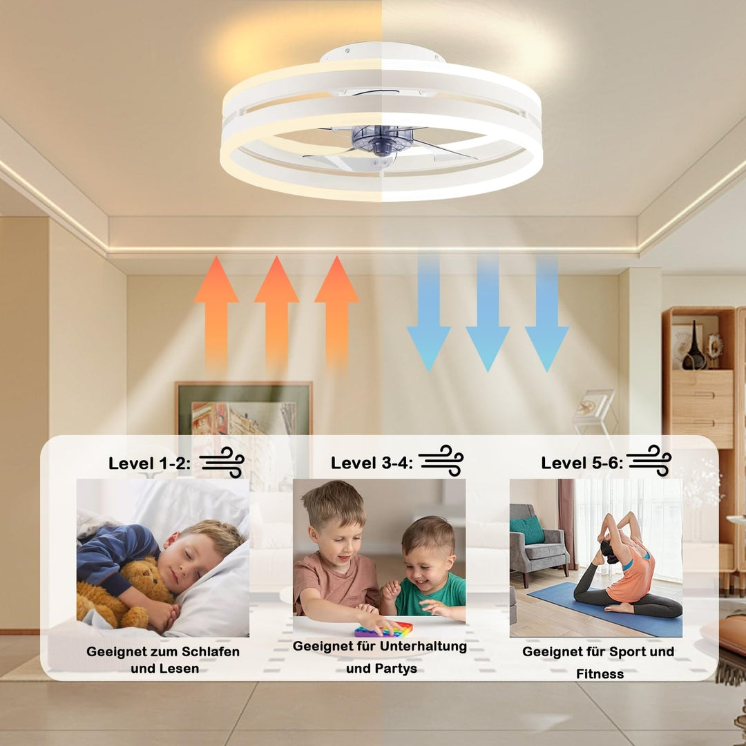 🌪️Stropna luč z ventilatorjem 50W