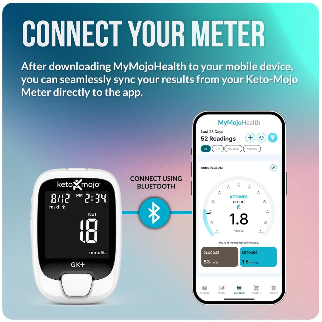 🩺 Keto-Mojo GK+ Bluetooth merilnik glukoze in ketonov