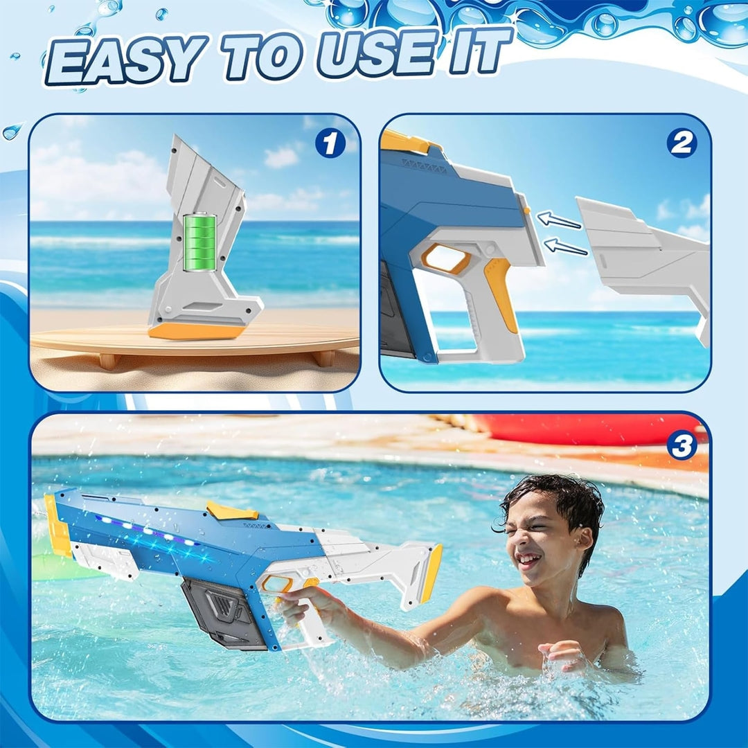 Električna vodna pištola Combat S-608 – avtomatska vodna puška z dosegom 8–10 m