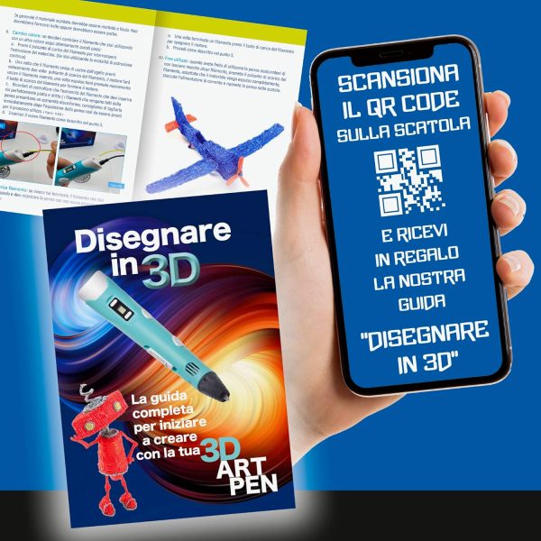 3D risalni svinčnik (3D Art Pen) – komplet za 3D ustvarjanje + 12x filament