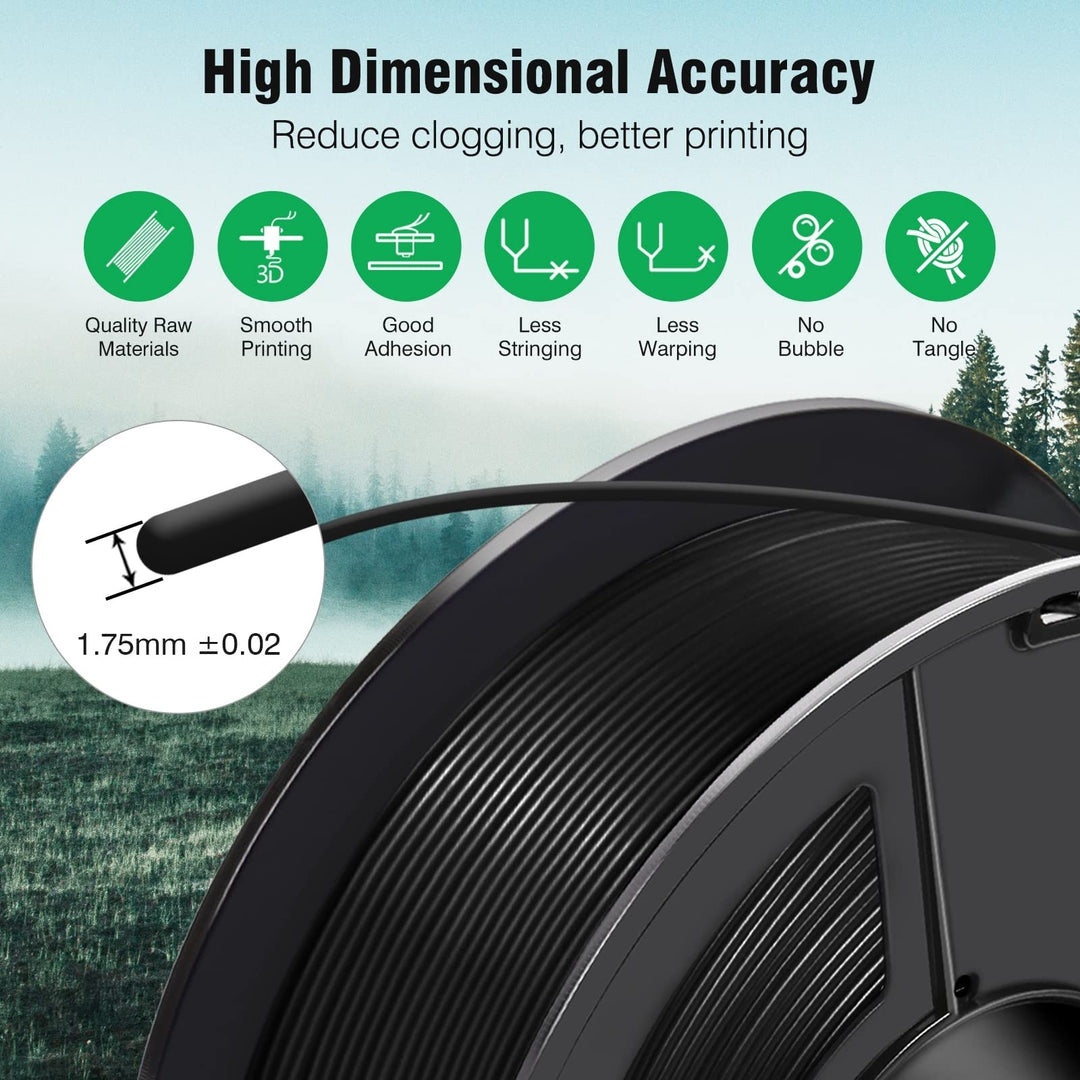 🧵 SUNLU ASA filament za 3D printer - 8x0,23kg – 1.75 mm, za mehanske in zunanje dele