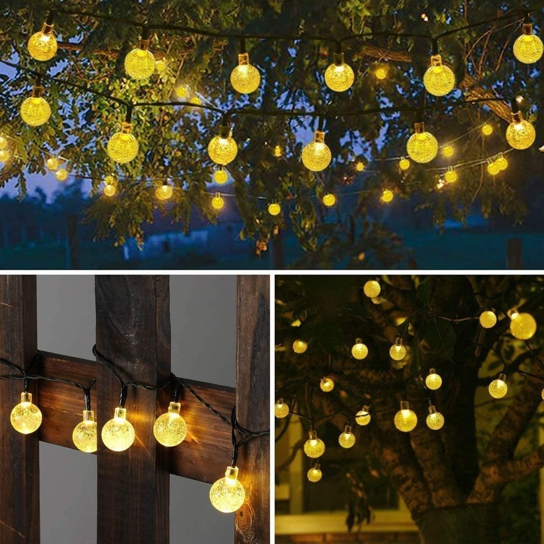 💡 Solarne LED verižne lučke – 100 LED, 17 m, toplo bela