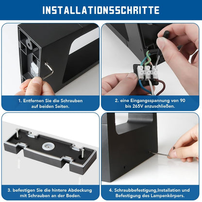 LED luč za osvetlitev poti - 7W, 60 cm, aluminij, IP65