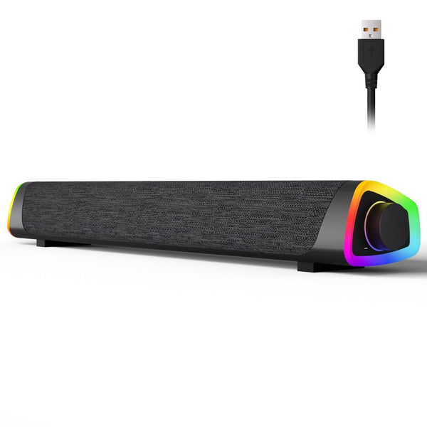 Računalniški bluetooth + USB zvočnik Sound Bar z RGB osvetlitvijo