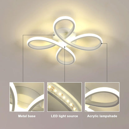 💡 SENQIU LED stropna luč 30W, 3375lm, 4500K, Ø30 cm