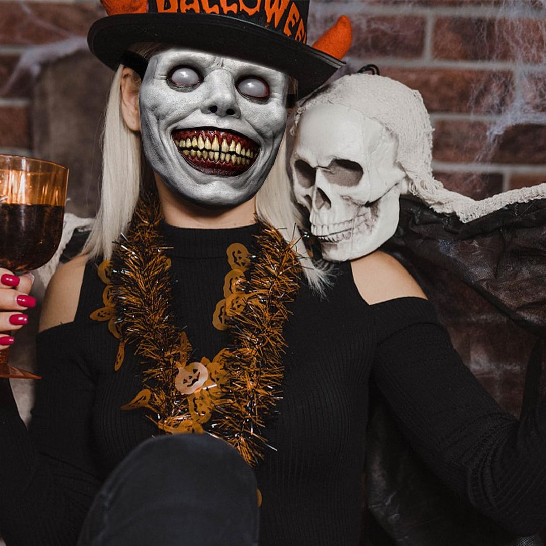 Strašljiva pustna maska "nasmejani demon" - naklikaj.si