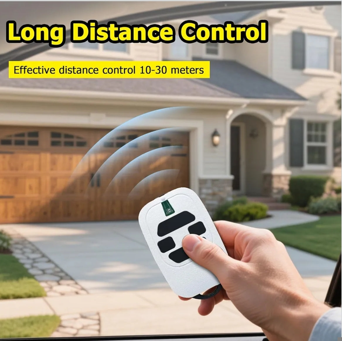 2x DEA kompatibilen daljinec za garažna vrata 433,92 MHz – 4 gumbi