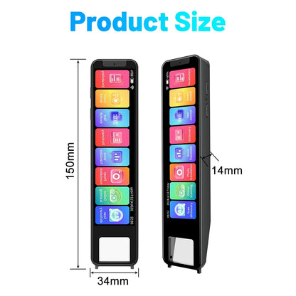 Scan Translation Pen – večjezični digitalni prevajalnik z OCR skenerjem in foto-prevodom