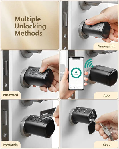 AceMining Smart Cylinder smart lock – fingerprint / PIN / card / app