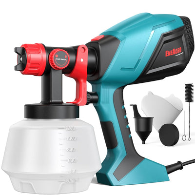 ENEACRO HVLP električna barvna pištola 700 W – profesionalni razpršilnik z 1200 ml posodo
