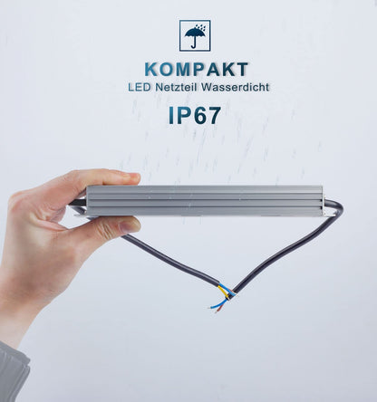 🔌 LED napajalnik 24V 60W, IP67 vodoodporen, ultra tanek