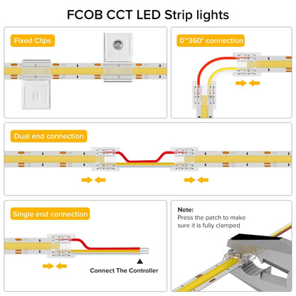 BTF-LIGHTING FCOB COB CCT LED trak – 2×5 m, 24 V, 640 LED/m,   (3000 K–6000 K)

✔ Lastnosti