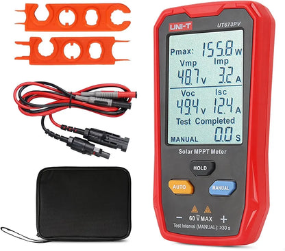 UNI-T UT673PV Solar Panel Tester – profesionalni merilnik za sončne panele (MPPT meter)