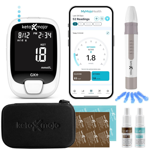 🩺 Keto-Mojo GK+ Bluetooth merilnik glukoze in ketonov