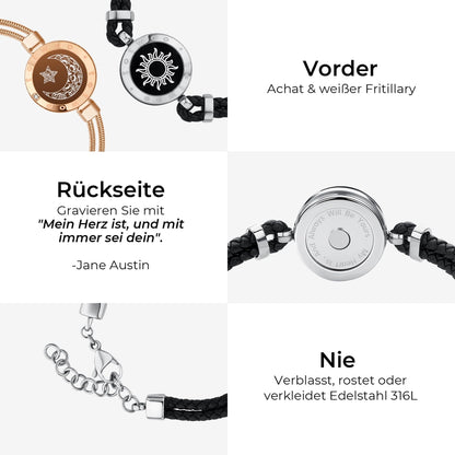 💞 TOTWOO pametni zapestnici za pare – povezani na daljavo prek dotika in Bluetootha (komplet 2 kosov)