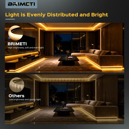 10m BRIMETI CCT LED neon trak, 120LED/m, daljinec, IP65 – 3000-6500K