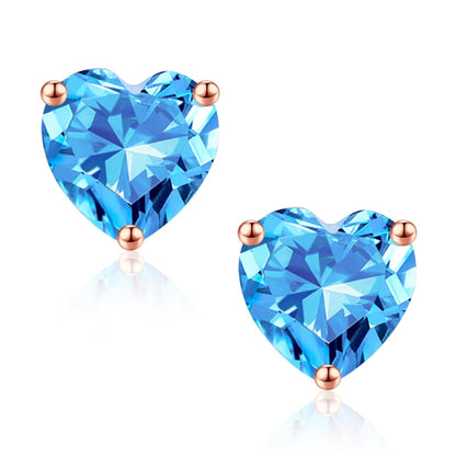 💎Fashion earrings TINGN, 925 silver, rose gold coating, zirconium, -multiple colors