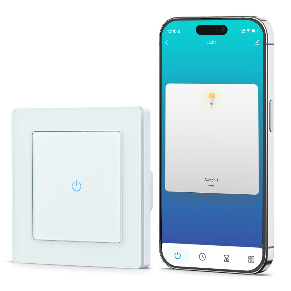 Pametno WiFi stikalo na dotik za luči CurrySmarter, Wifi, App - naklikaj.si