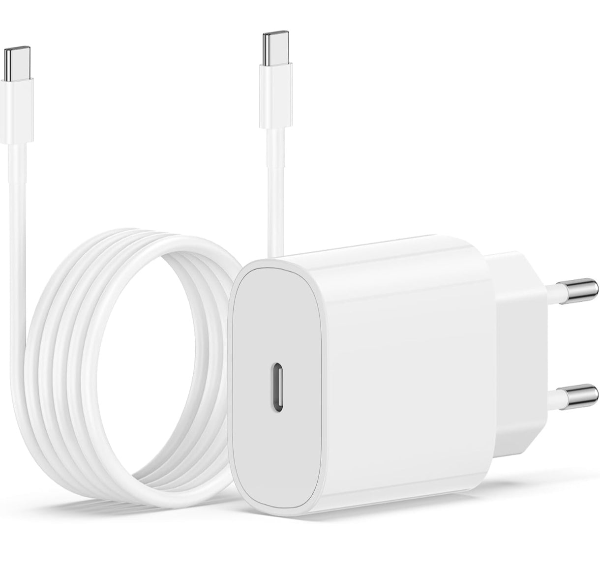 20W USB-C hitri polnilec + 60W USB-C na USB-C kabel