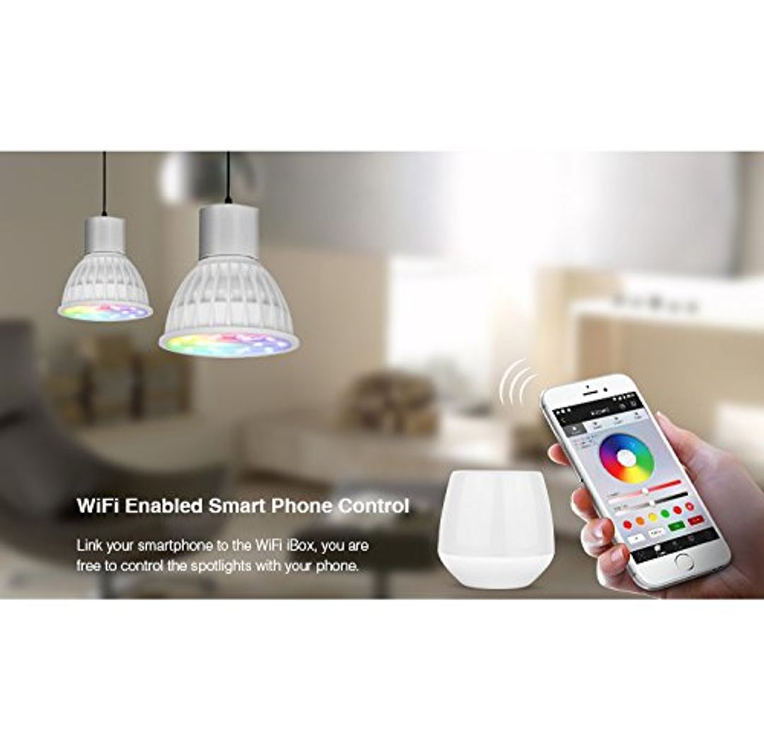 Miboxer komplet 4x GU10 4W (FUT103) RGB+CCT LED žarnic z daljincem (FUT092) - naklikaj.si