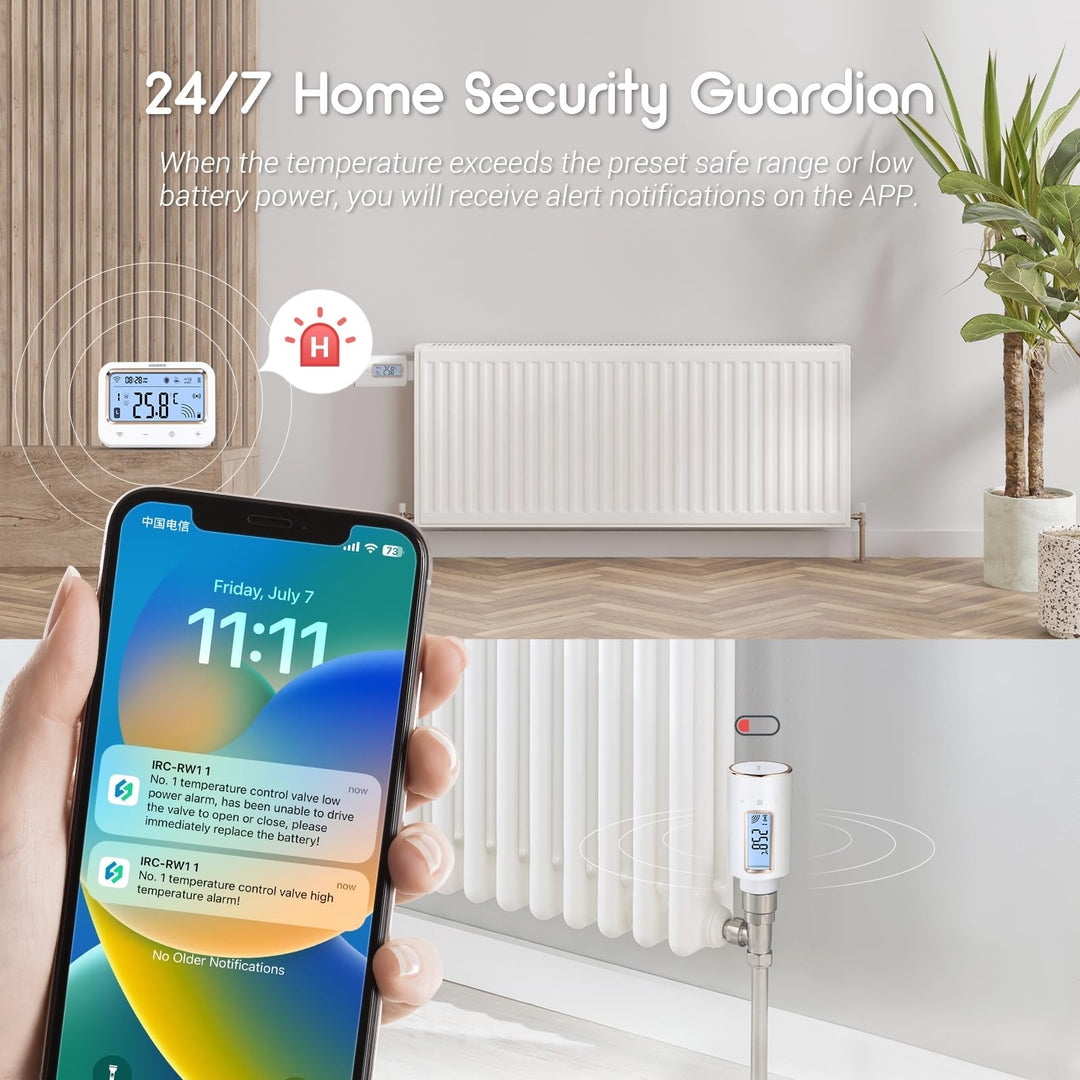 INKBIRD WiFi pametni termostatski ventil IRC-RW1 z gateway enoto