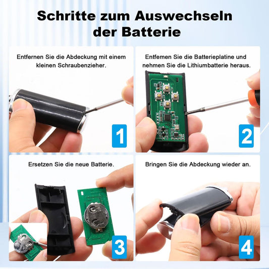 Komplet 2x daljinec za garažna vrata Hörmann 868 MHz (HSE2/HSE4-868-BS) - naklikaj.si