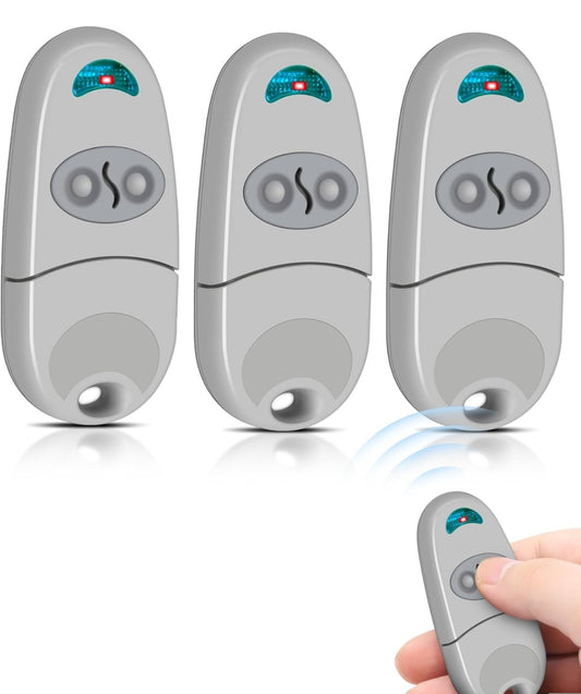 3x daljinec za garažna vrata TOP serija – 433,92 MHz, 2 gumba