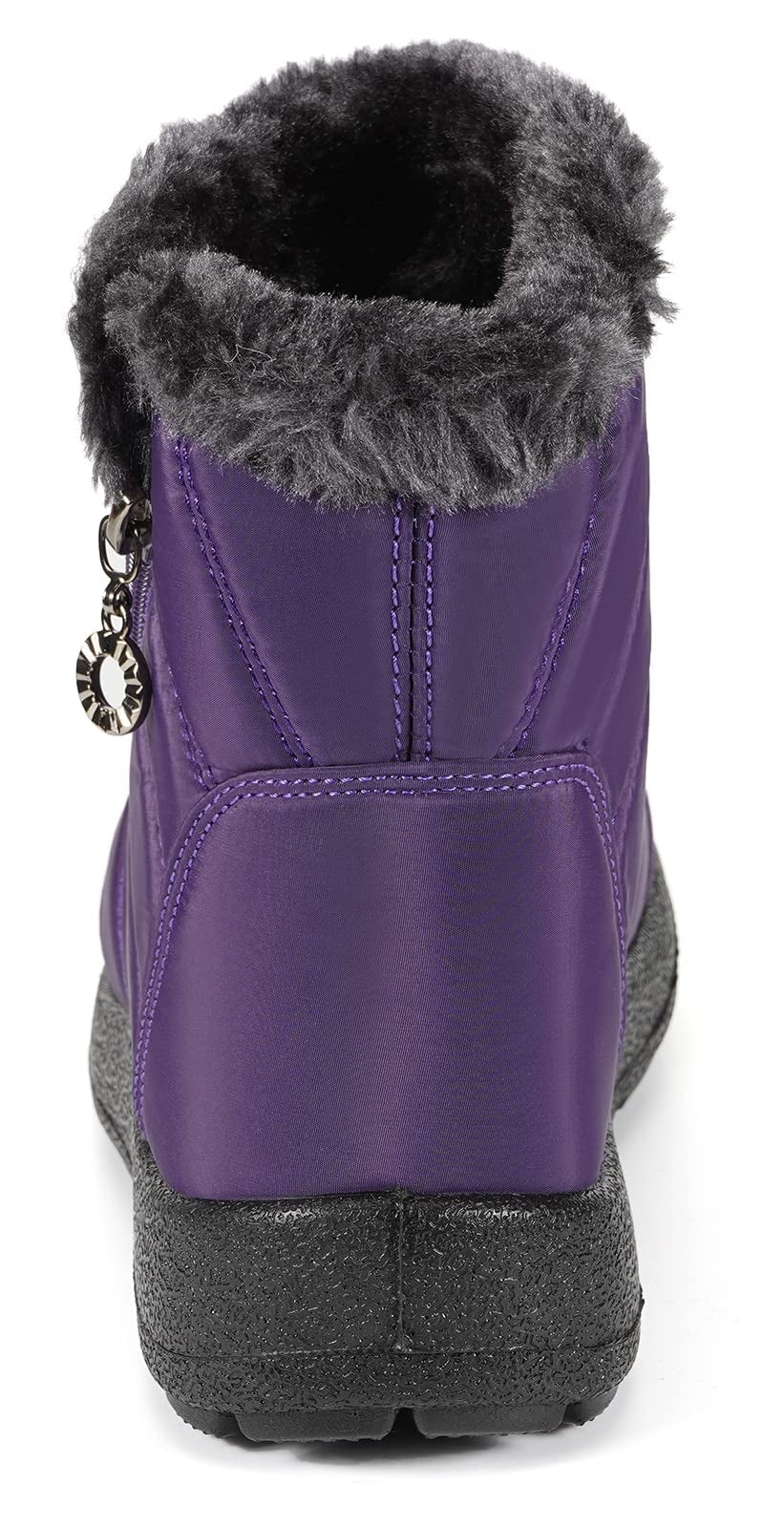 KVbaby otroški podloženi zimski škornji z zadrgo (št. 33, vijolični)