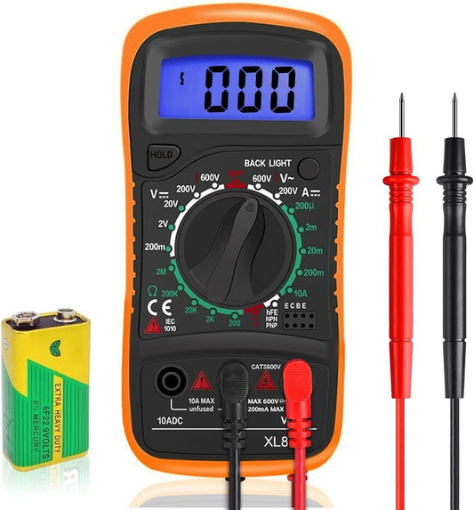 Digitalni multimeter XL830L z osvetljenim zaslonom