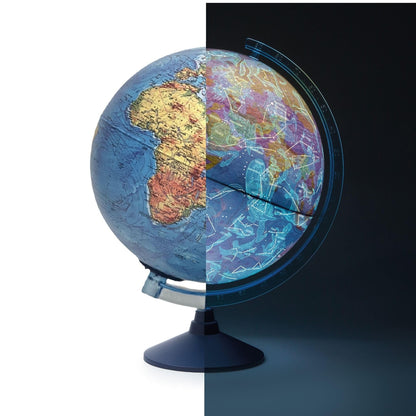 EXERZ 21 cm LED svetlobni globus z AR funkcijo – s pomočjo App na telefonu prikazuje podatke držav