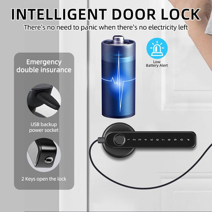 🔒Xenocam Smart Doorbell with Fingerprint + Password + App + Key